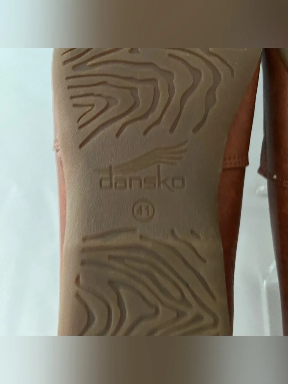 Women’s Dansko Larisa Slip On Flats Cognac EU 41 US 10.5-11 Comfort Shoes
